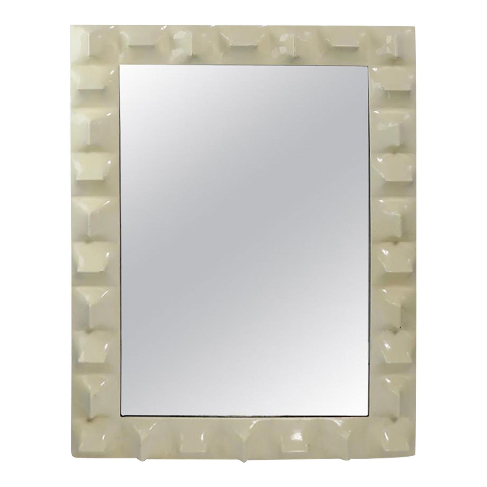 Raymond Loewy Space Age Mirror DF-2000 Series Off-White (1 of 9)