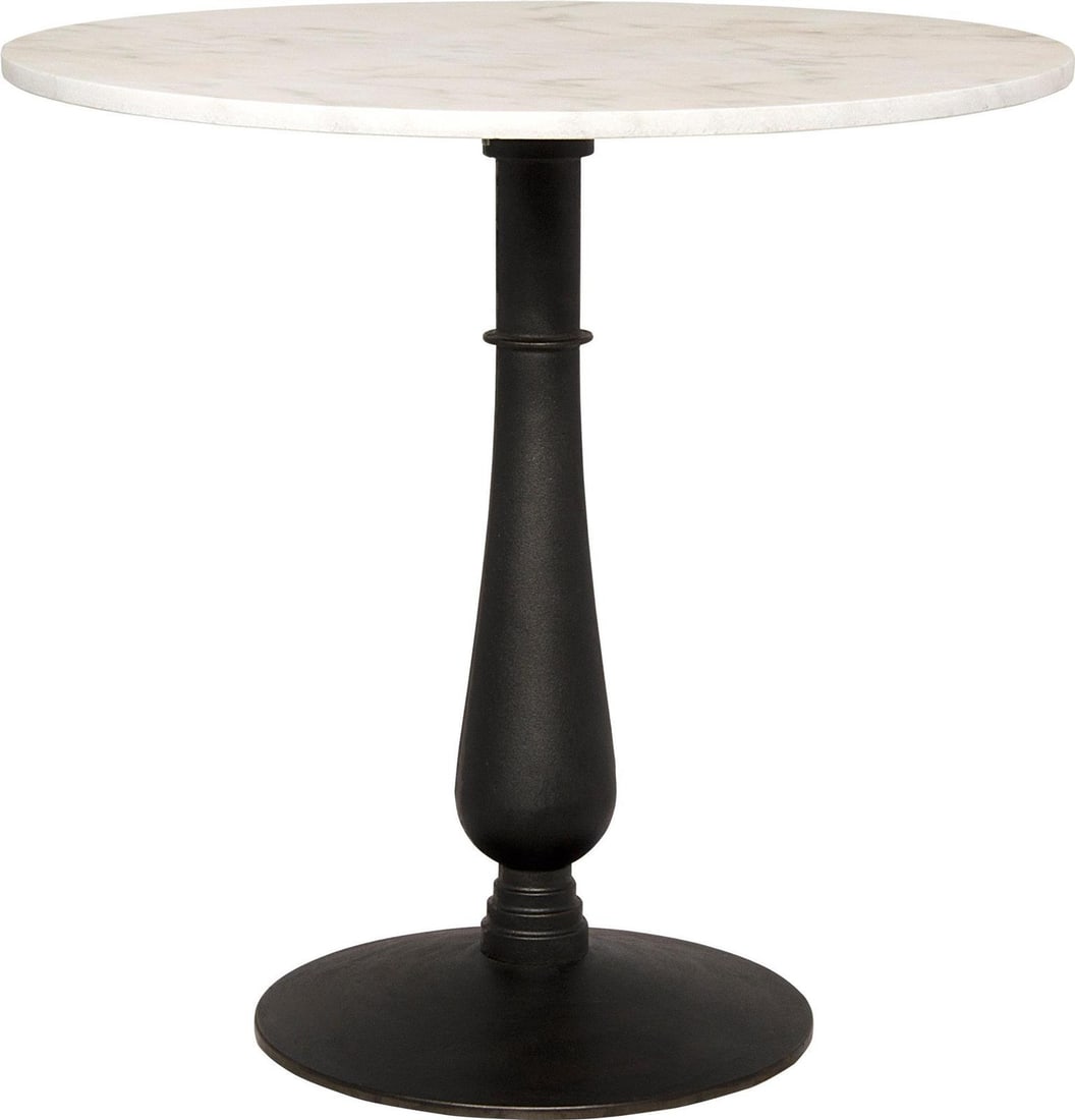 Cobus Cast Iron and Quartz Stone Table by Noir Collection 29H 30W 30D (1 of 6)
