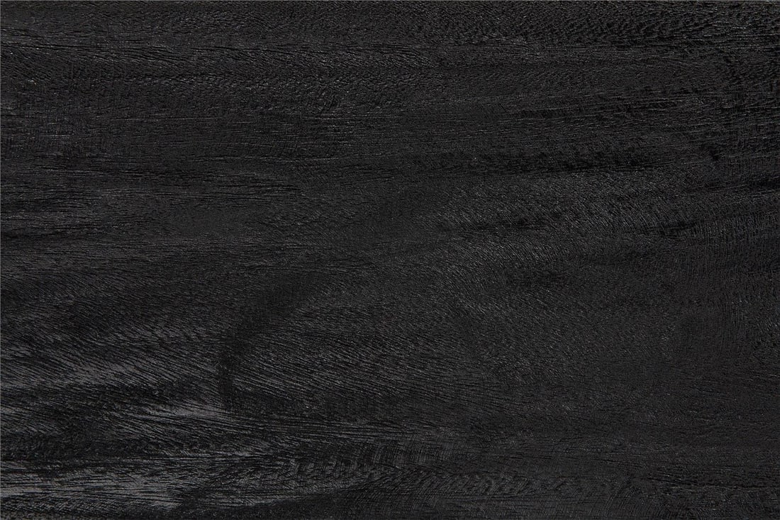 Noir Munggur Steel Accent Table Burnt Black 70H 16W 16D (1 of 7)