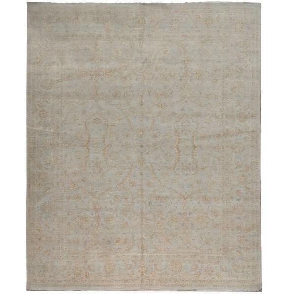11'11 x 15' Hand-Knotted Beige Chobi Peshawar Area Rug (1 of 6)