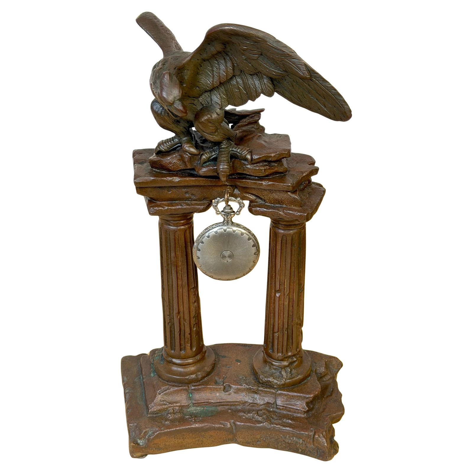 Neoclassical Bronze Eagle Watch Stand France or Italy Circa 1870s (1 of 18)