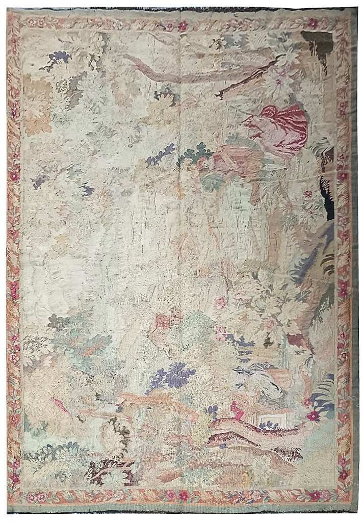 Handmade 17th Century Style Tapestry 6' x 8' Reproduction (1 of 10)