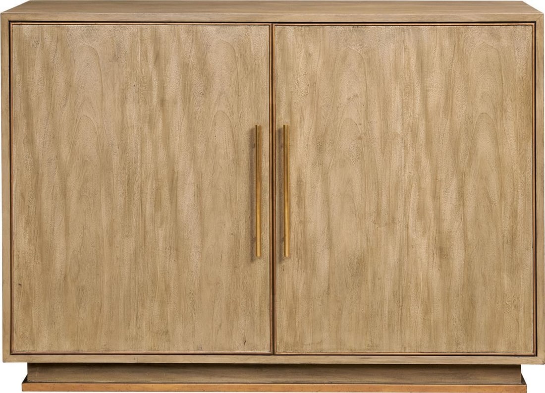 Port Eliot English Traditional Bleached Wood Cabinet (1 of 1)