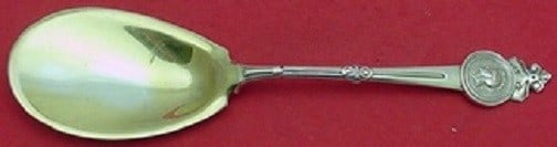 Gorham Medallion Sterling Silver Ice Cream Serving Spoon 9.5" (1 of 1)