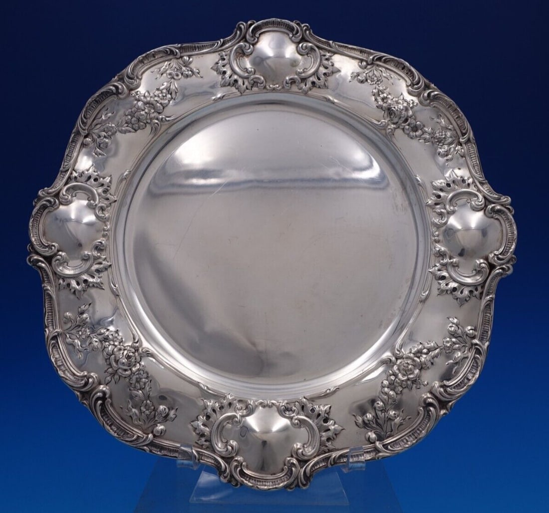 Gorham Chantilly Sterling Silver Charger Plate 10 Inch A6602 (1 of 6)