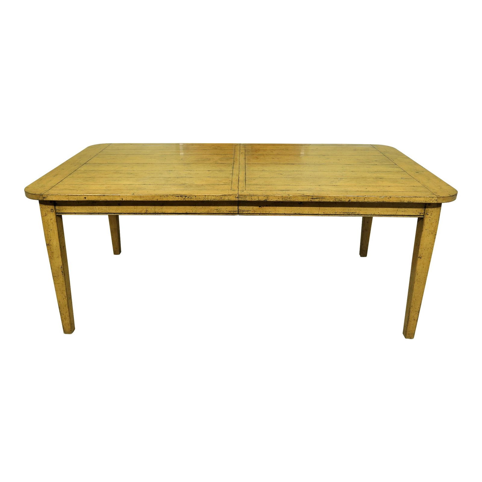 Guy Chaddock Country French Dining Table Distressed Finish with 2 Leaves (1 of 10)