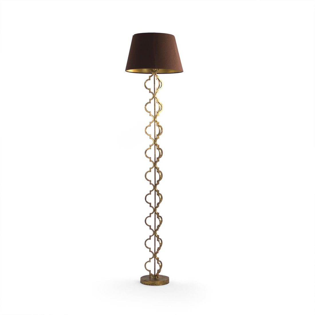 Zentique Byron Floor Lamp English Traditional Brass Coffee Finish 67.5" (1 of 3)