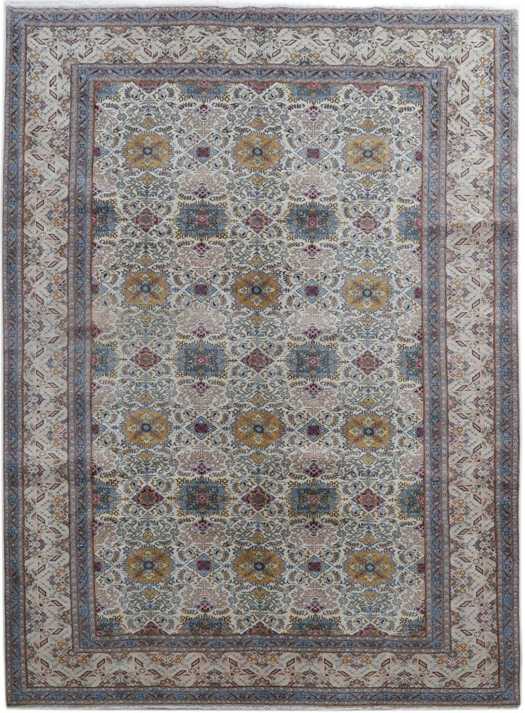 Handcrafted Persian Kashan Rug 9'2" x 12'6" Silk-like Pile: Handcrafted Persian Kashan Rug 9'2" x 12'6" Silk-like Pile Free continental US Shipping Experience the elegance of this handcrafted 9.2 x 12.6 Persian Kashan Rug, meticulously woven by skilled