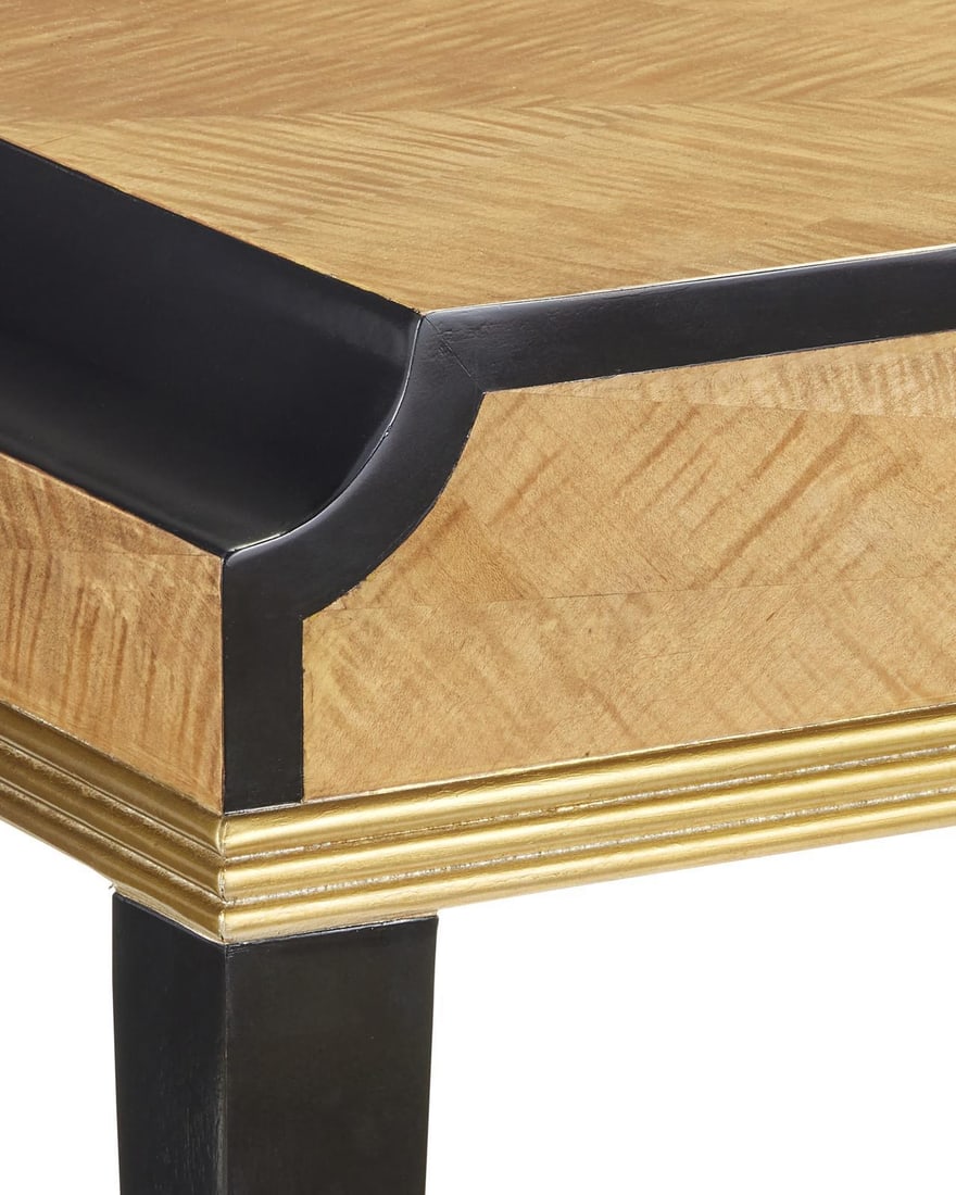 Currey Luxurious Writing Desk Blue Caviar Finish (1 of 8)