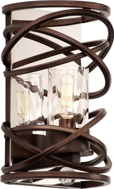 Kalco Eternity Industrial Elegance Wall Sconce Etruscan Bronze 1-Light: Kalco Eternity Industrial Elegance Wall Sconce Etruscan Bronze 1-Light Illuminate your space with the Industrial Elegance Wall Sconce, a stunning blend of style and functionality. This wall sconce fea