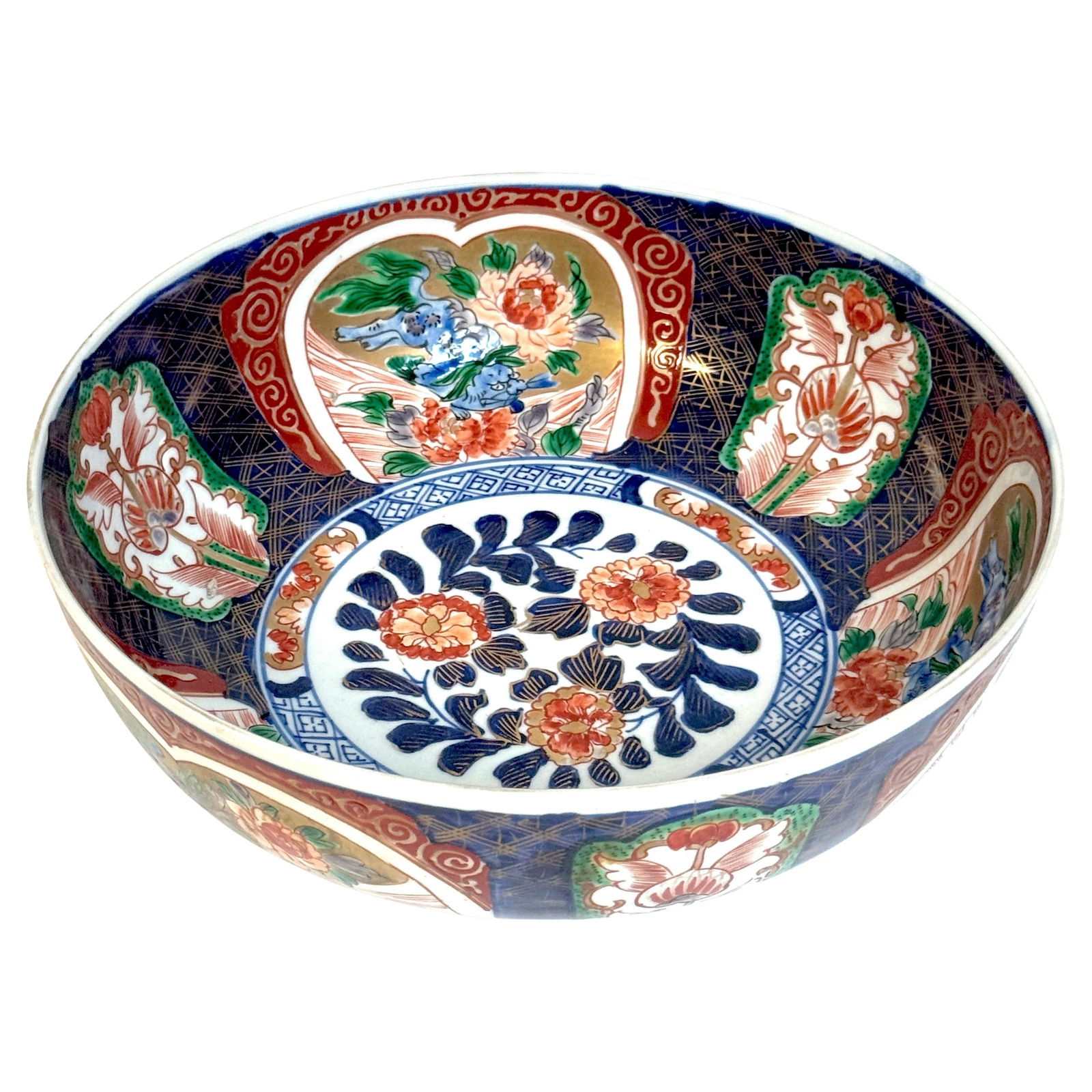 Antique Meiji Imari Bowl Fukagawa Studio Circa 1880 Hand-Painted Porcelain (1 of 12)