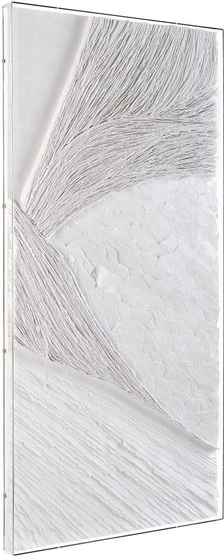 Enchantment II vertical acrylic box canvas by Tony Fey 59H 28W 2D: Enchantment II vertical acrylic box canvas by Tony Fey 59H 28W 2D Enchantment II by Tony Fey is an un-used artwork presented on acrylic box canvas paper. This vertical piece features a striking compos