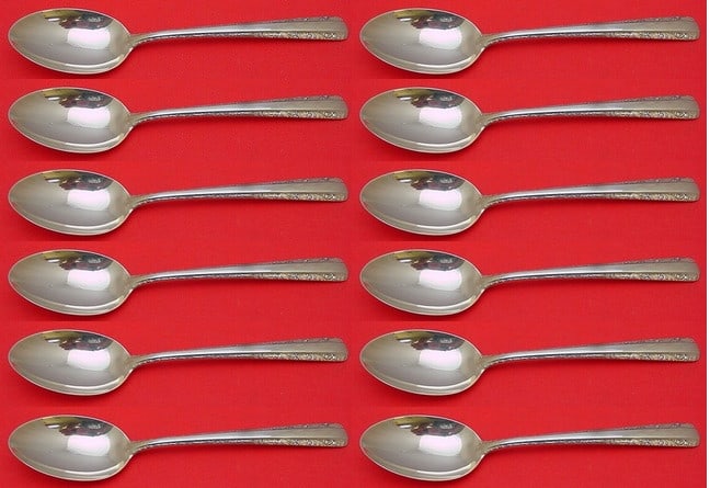 Towle Candlelight Sterling Silver 12-Piece Soup Spoon Set 6 3/4": Towle Candlelight Sterling Silver 12-Piece Soup Spoon Set 6 3/4" Enhance your dining experience with this exquisite 12-piece set of Candlelight by Towle Sterling Silver Place Soup Spoons. Each spoon m