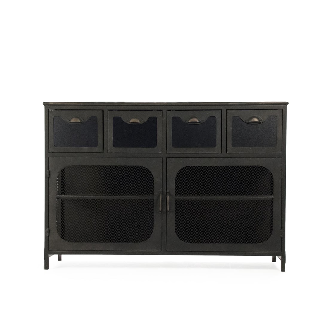 Zentique Daveney Console Buffet Cabinet Ebony Finish (1 of 5)
