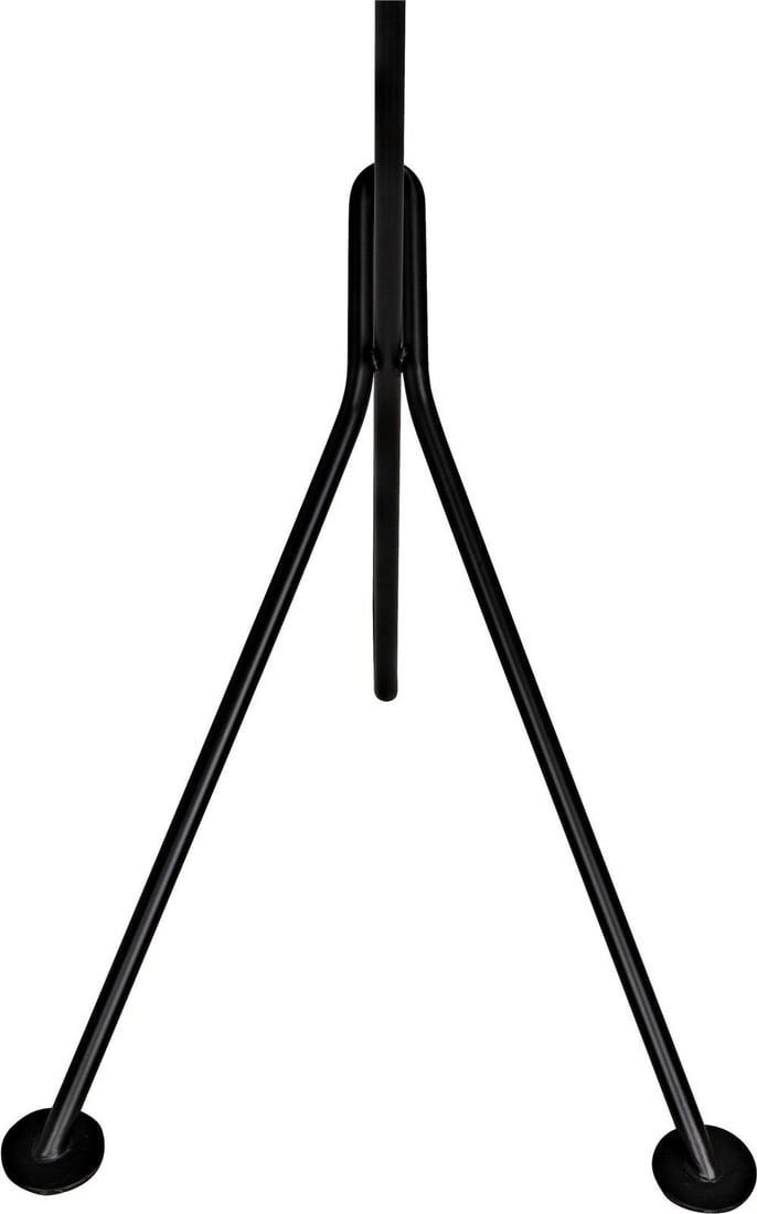 Noir Jetset Industrial Floor Lamp Black Brass 71H 27W 22D: Noir Jetset Industrial Floor Lamp Black Brass 71H 27W 22D This Industrial Chic Floor Lamp combines a sleek matte black finish with antique brass accents, perfect for enhancing modern and vintage-inspi
