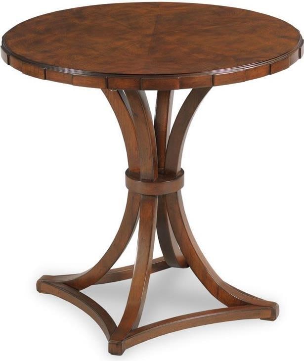 Woodbridge Cinch Round Wood Side Table 25H 26W 26D Elegant Design (1 of 4)