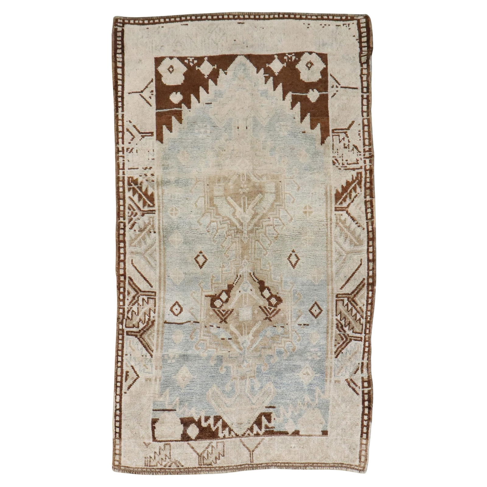 Zabihi Collection Blue Persian Malayer Tabriz Hand-Woven Accent Rug 3'7" x 6'1" (1 of 8)