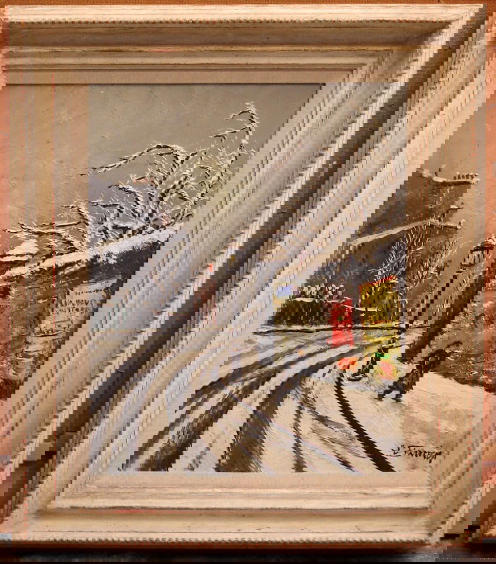 Evelyn Firmin Oil Painting Owned by Elizabeth Taylor: Evelyn Firmin Oil Painting Owned by Elizabeth Taylor This exquisite oil on board painting, originally owned by Elizabeth Taylor, is a stunning work created by the French-American listed artist Evelyn