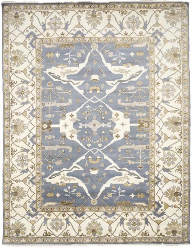 Handmade Oushak Floral Wool Rug 10'4 x 13'7 Rare Size Eco-Friendly: Handmade Oushak Floral Wool Rug 10'4 x 13'7 Rare Size Eco-Friendly This exquisite Handmade Oushak Floral Wool Rug brings a touch of elegance to any living space. Measuring 10'4 x 13'7, this