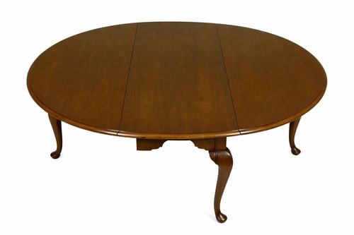 Elegant Robert Whitley Solid Walnut Drop Leaf Dining Table 40 Years Old - 7