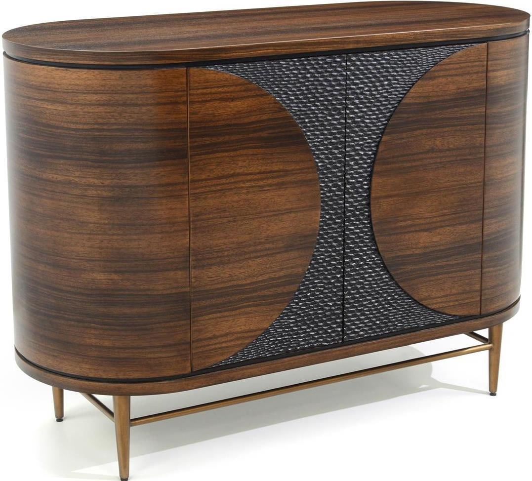 John-Richard Hearthside Chest in Smokey Paldao 36H x 49W x 20.75D: John-Richard Hearthside Chest in Smokey Paldao 36H x 49W x 20.75D Introducing the Elegant Hearthside Chest, a striking piece from the John-Richard collection. This chest features a sophisticated finis