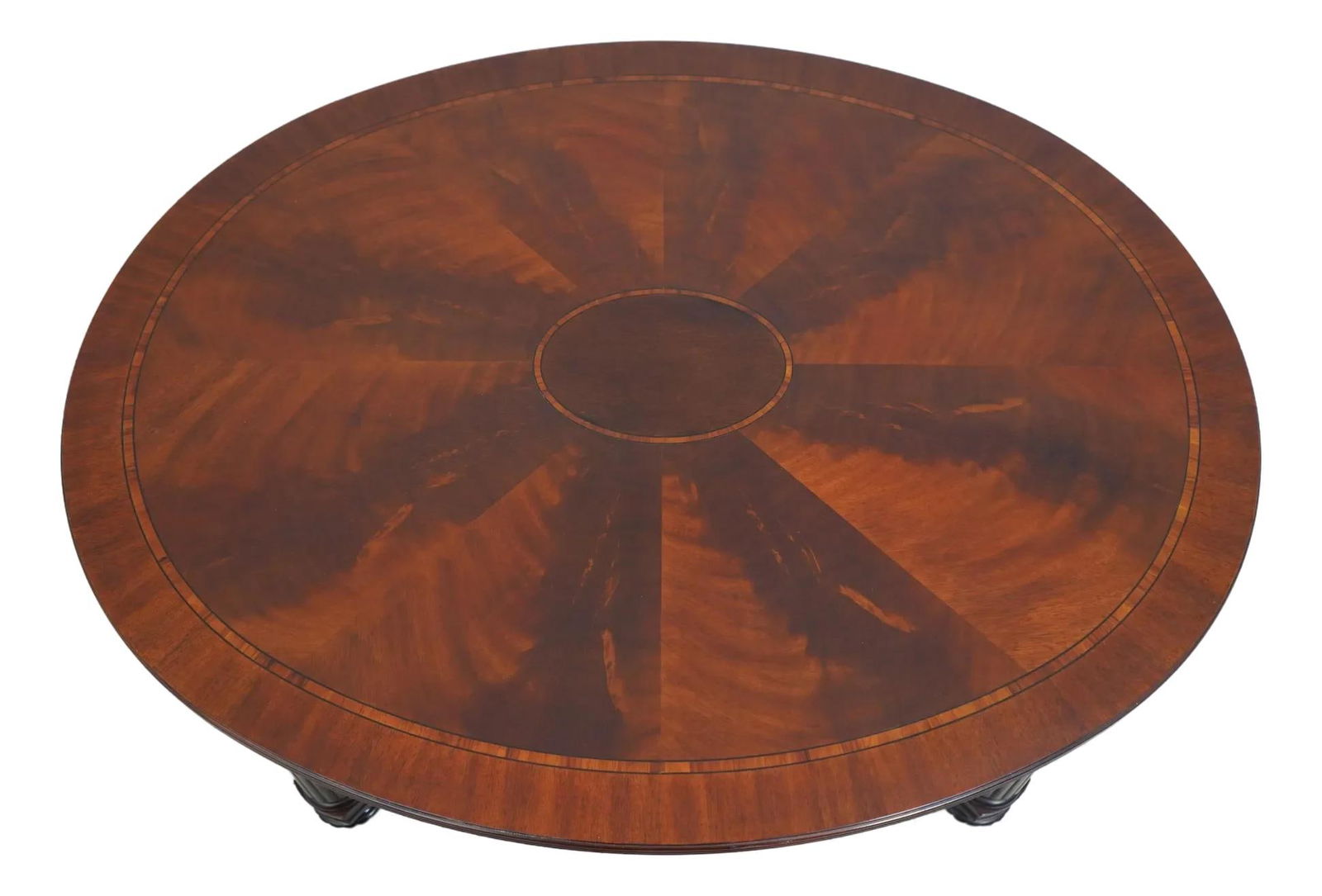 Henkel Harris Model 5249 Oval Mahogany Empire Coffee Table (1 of 10)