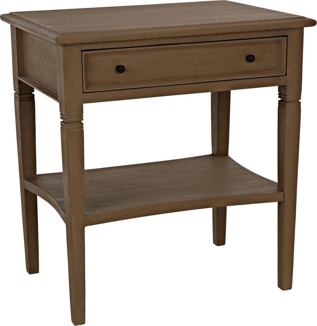 Noir Oxford Side Table with Weathered Finish: Noir Oxford Side Table with Weathered Finish Introducing the Oxford Side Table, a perfect blend of timeless sophistication and vintage charm. This elegant piece features a weathered finish that enhanc