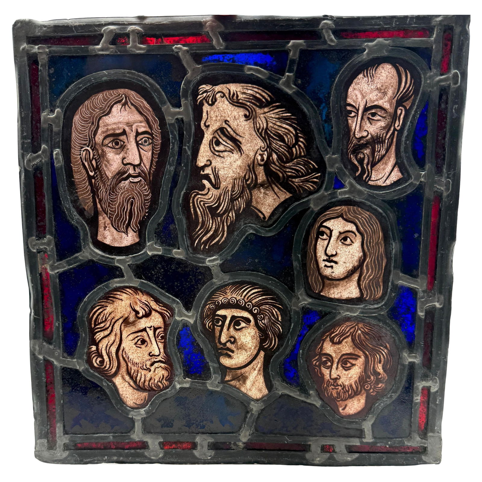 17th Century Renaissance Stained Glass Panel Seven Deacons (1 of 15)