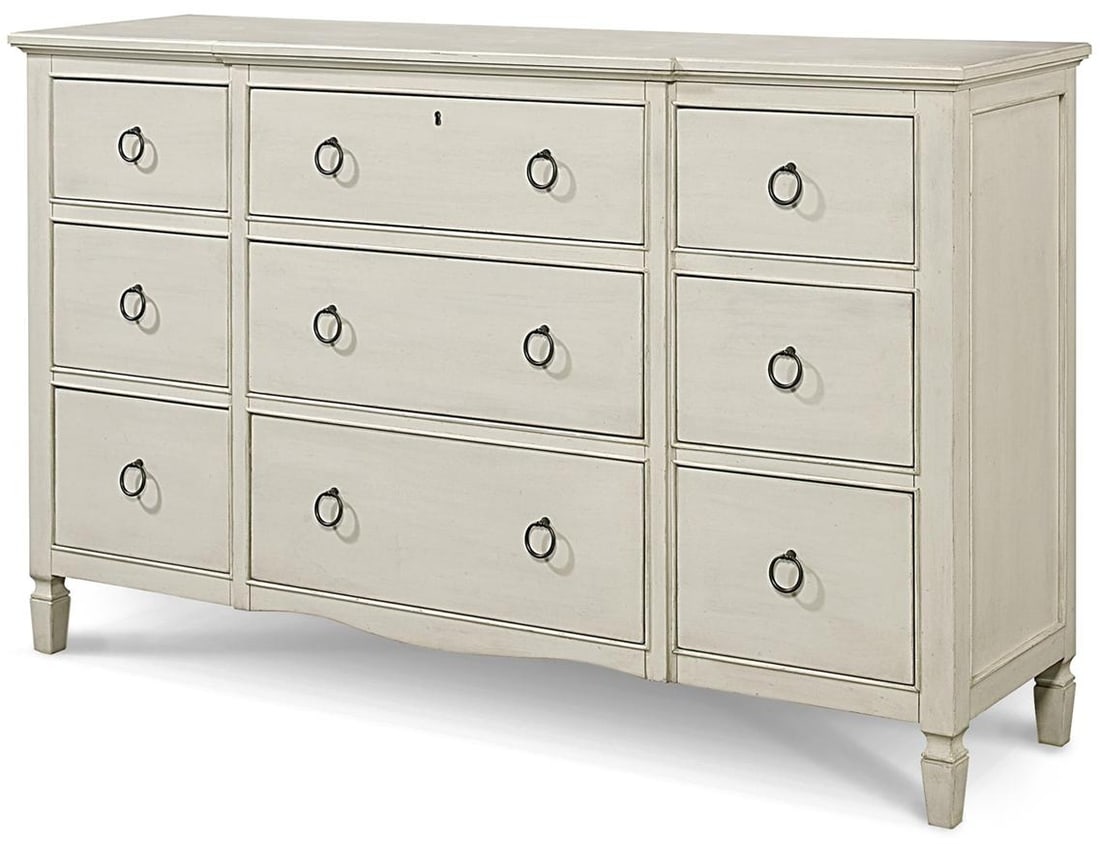 Universal Summer Hill Cotton Dresser Chest of Drawers 41H 66W 19D (1 of 3)