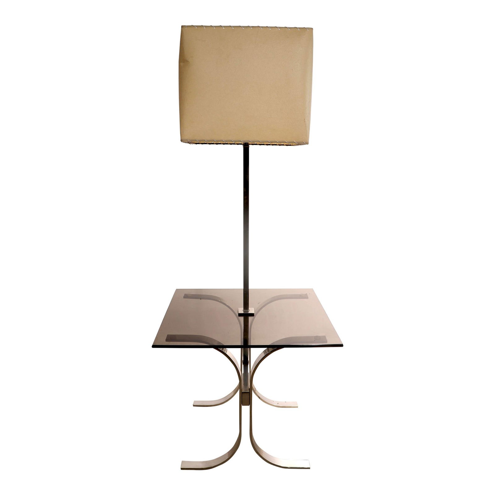 Mid Century 1970's Laurel Lamp Co. Combo Floor Table Lamp Chrome Glass (1 of 10)