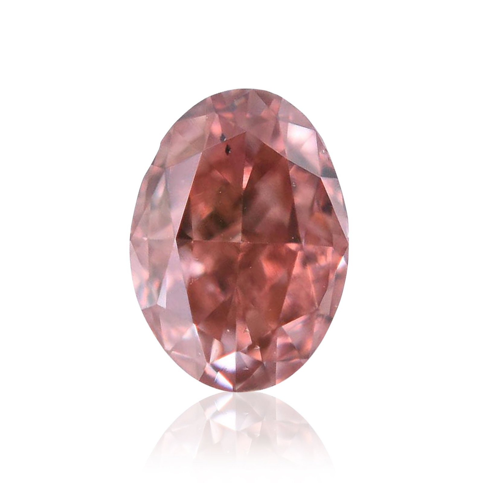 Loose Diamond - OVAL 0.15ct Fancy Intense Orangey Pink VS2: Loose Diamond - OVAL 0.15ct Fancy Intense Orangey Pink VS2 Source: Natural Shape: OVAL Carats: 0.15 Color: Fancy Intense Orangey Pink Certification: GIA Video: