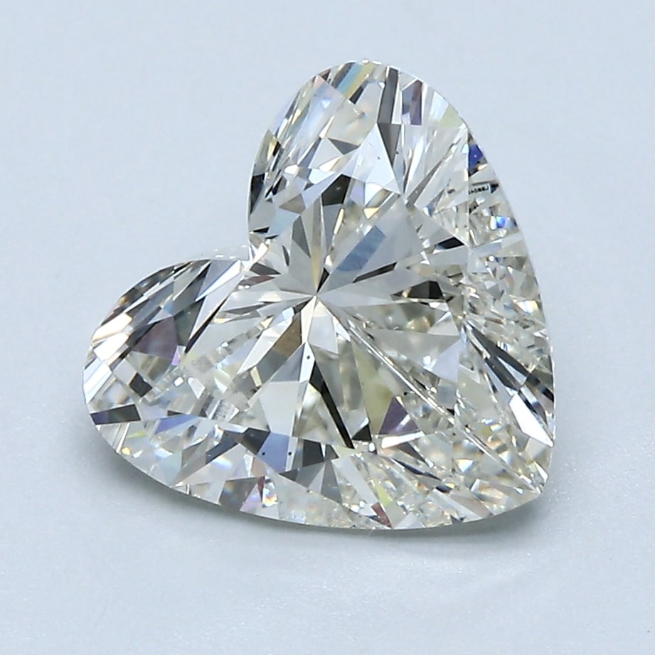 Loose Diamond - HEART 2.64ct H VS1: Loose Diamond - HEART 2.64ct H VS1 Source: This is a real non-mined Diamond that has been grown in a lab Shape: HEART Carats: 2.64 Color: H Clarity: VS1 Certification: IGI Condition: Pre-Owned
