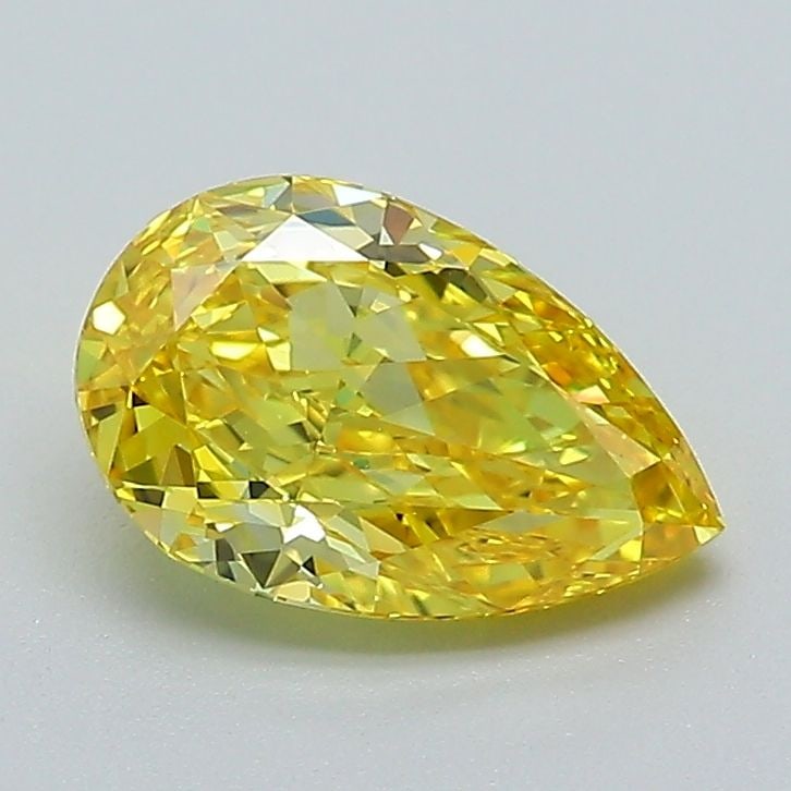 Loose Diamond - PEAR 1.2ct Fancy Vivid Yellow VVS2: Loose Diamond - PEAR 1.2ct Fancy Vivid Yellow VVS2 Source: This is a real non-mined Diamond that has been grown in a lab Shape: PEAR Carats: 1.2 Color: Fancy Vivid Yellow Certification: IGI Video: