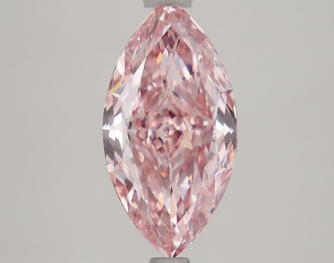 Loose Diamond - MARQUISE 2.44ct Fancy Vivid Pink VVS2: Loose Diamond - MARQUISE 2.44ct Fancy Vivid Pink VVS2 Source: This is a real non-mined Diamond that has been grown in a lab Shape: MARQUISE Carats: 2.44 Color: Fancy Vivid Pink Certification: IGI Vide