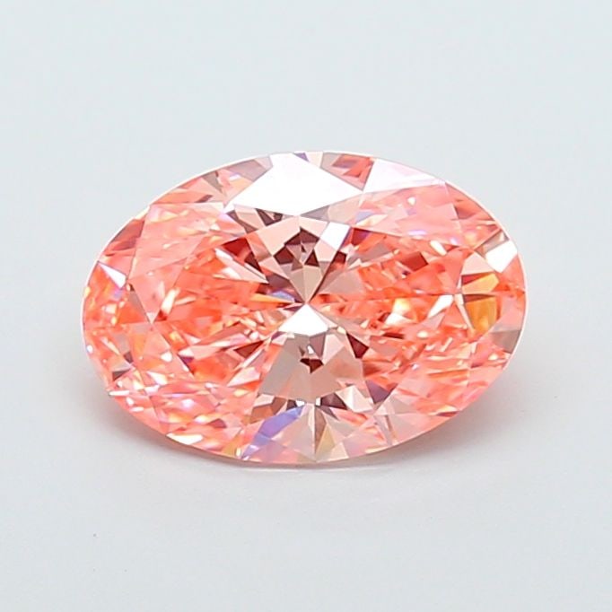 Loose Diamond - OVAL 3.09ct Fancy Vivid Pink VS1: Loose Diamond - OVAL 3.09ct Fancy Vivid Pink VS1 Source: This is a real non-mined Diamond that has been grown in a lab Shape: OVAL Carats: 3.09 Color: Fancy Vivid Pink Certification: IGI Video: