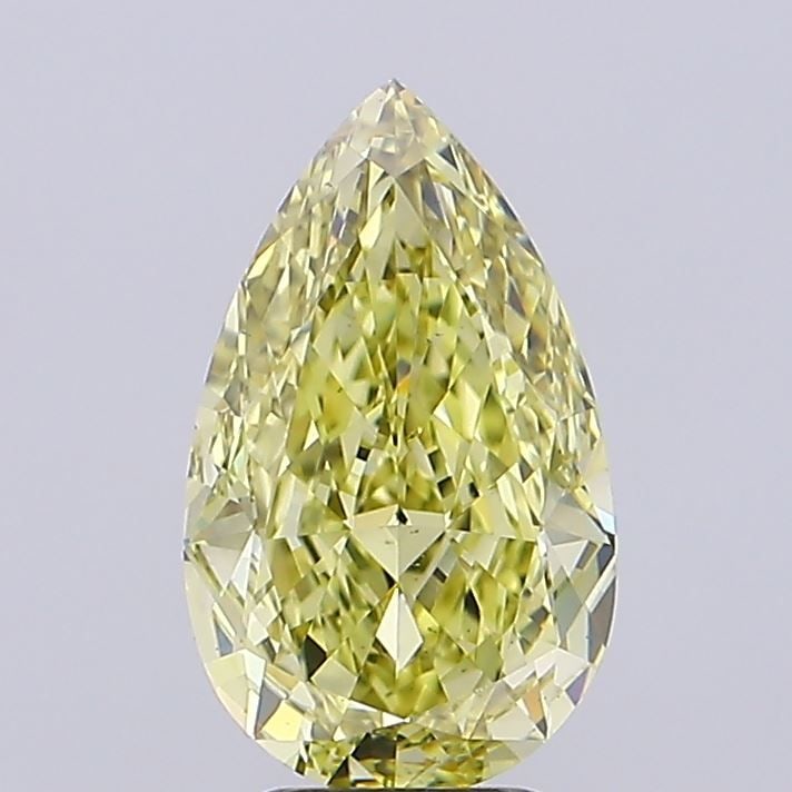 Loose Diamond - PEAR 4.35ct Fancy Intense Yellow VS1: Loose Diamond - PEAR 4.35ct Fancy Intense Yellow VS1 Source: This is a real non-mined Diamond that has been grown in a lab Shape: PEAR Carats: 4.35 Color: Fancy Intense Yellow Certification: IGI
