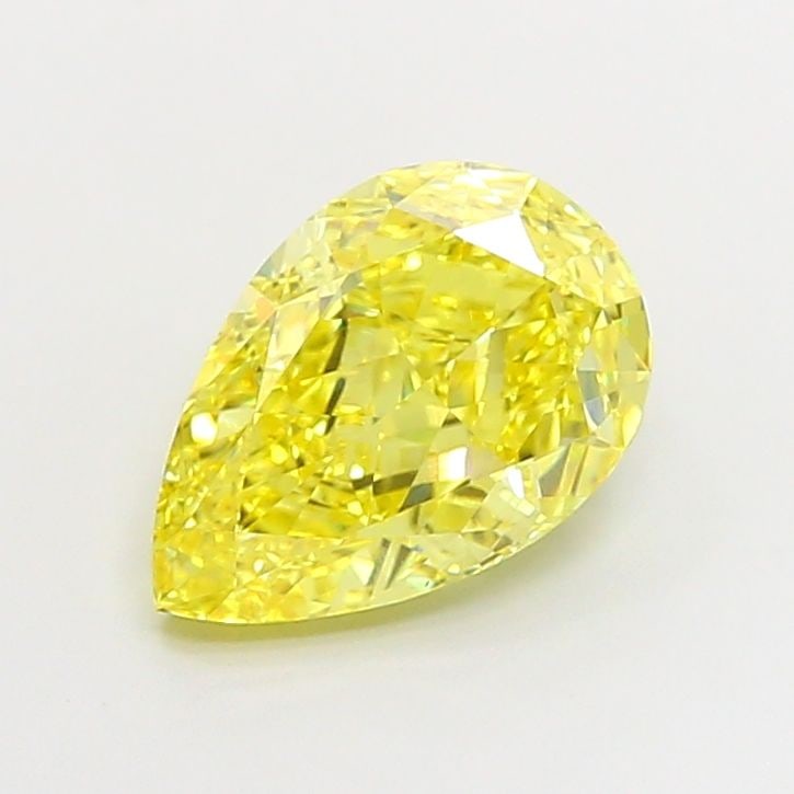 Loose Diamond - PEAR 3.19ct Fancy Vivid Yellow VVS2: Loose Diamond - PEAR 3.19ct Fancy Vivid Yellow VVS2 Source: This is a real non-mined Diamond that has been grown in a lab Shape: PEAR Carats: 3.19 Color: Fancy Vivid Yellow Certification: IGI Video: