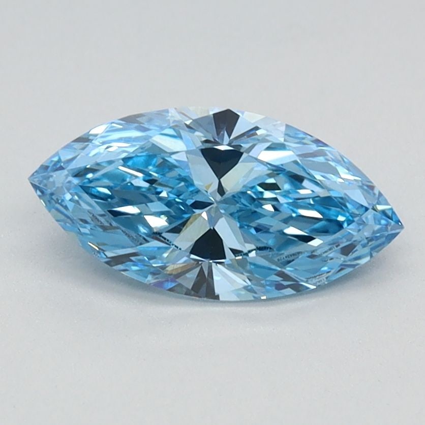 Loose Diamond - MARQUISE 0.74ct Fancy Vivid Blue VVS2: Loose Diamond - MARQUISE 0.74ct Fancy Vivid Blue VVS2 Source: This is a real non-mined Diamond that has been grown in a lab Shape: MARQUISE Carats: 0.74 Color: Fancy Vivid Blue Certification: IGI