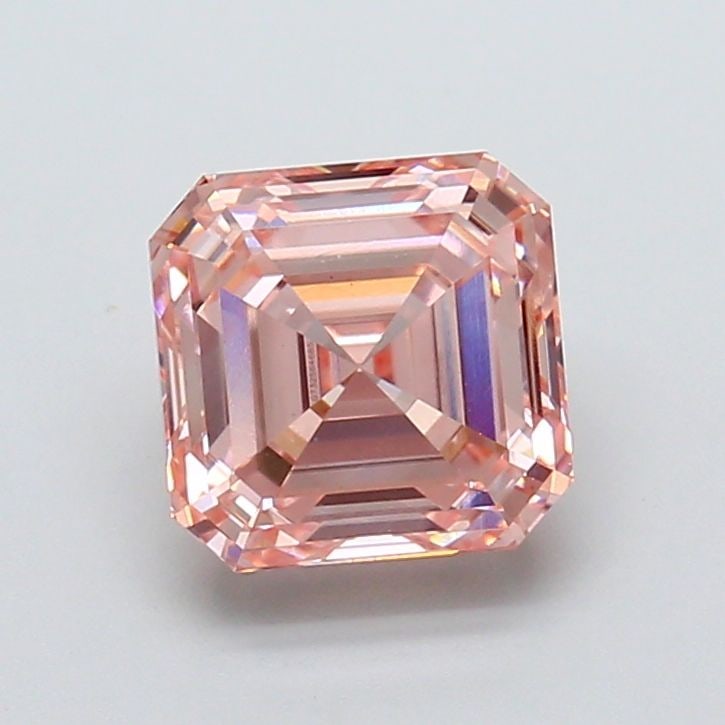 Loose Diamond - ASSCHER 2.02ct Fancy Intense Pink VS1: Loose Diamond - ASSCHER 2.02ct Fancy Intense Pink VS1 Source: This is a real non-mined Diamond that has been grown in a lab Shape: ASSCHER Carats: 2.02 Color: Fancy Intense Pink Certification: IGI