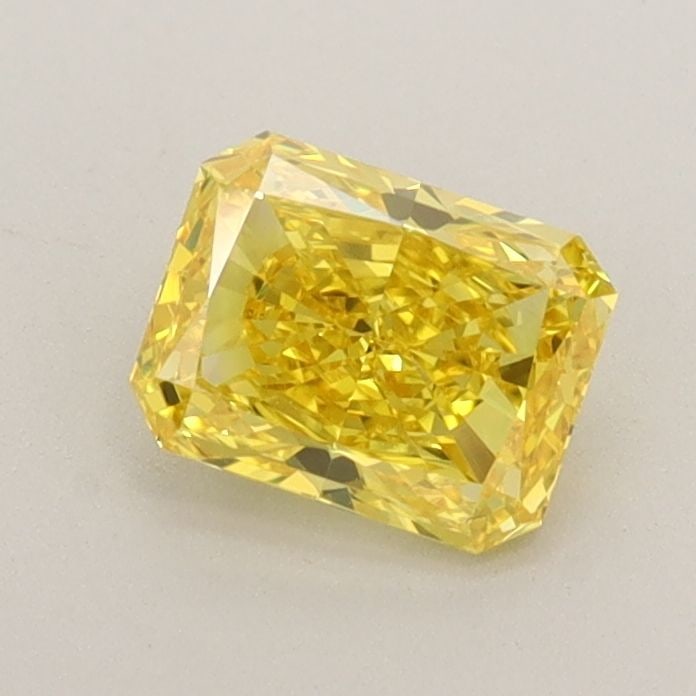 Loose Diamond - RADIANT 0.65ct Fancy Vivid Yellow VVS1: Loose Diamond - RADIANT 0.65ct Fancy Vivid Yellow VVS1 Source: This is a real non-mined Diamond that has been grown in a lab Shape: RADIANT Carats: 0.65 Color: Fancy Vivid Yellow Certification: IGI