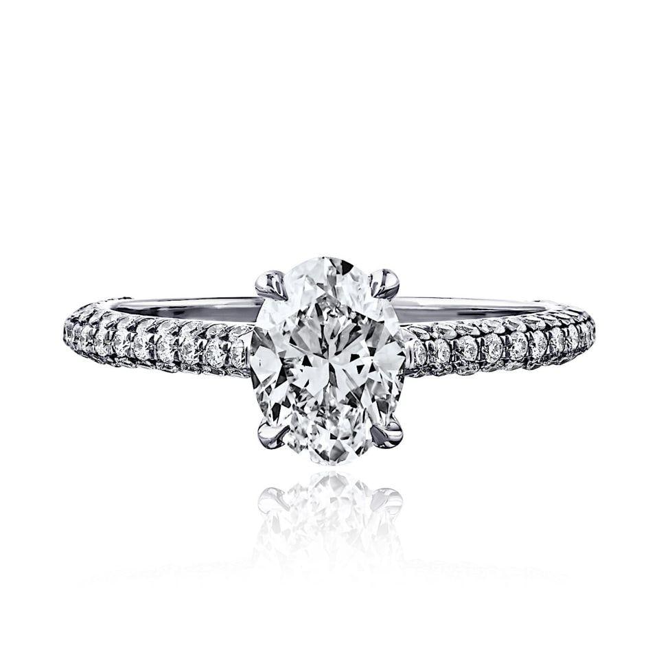 1.12ct GIA Certified Oval Diamond Ring in 14K White Gold: 1.12ct GIA Certified Oval Diamond Ring in 14K White Gold This elegant ring features a 1.12 carat oval diamond set in 14K white gold. The diamond is graded G color and VS1 clarity, offering exceptional