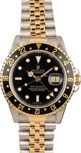 GMT Master II Ref 16713 Black Dial Jubilee Bracelet Watch (1 of 4)