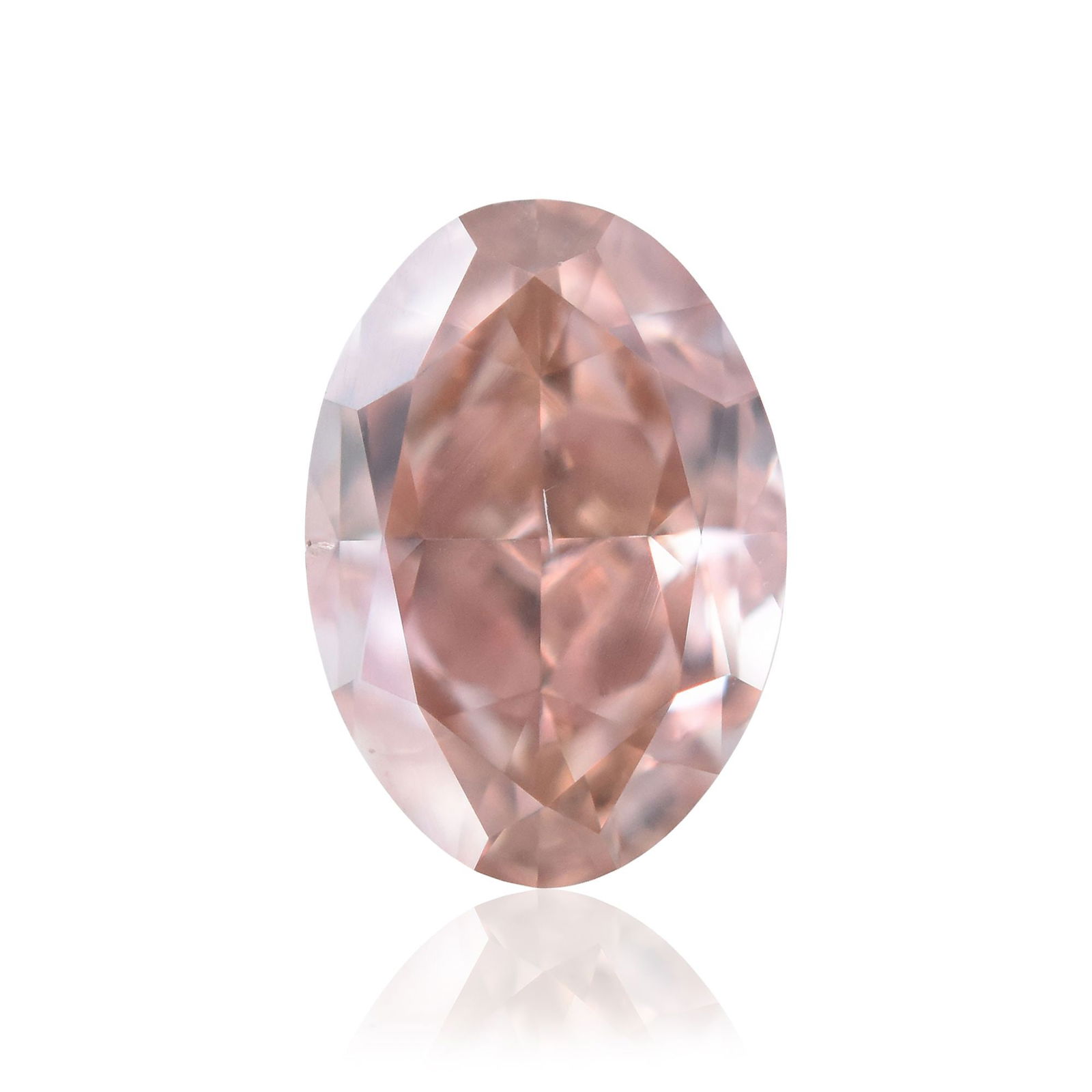 Loose Diamond - OVAL 0.5ct Fancy Orangey Pink SI1: Loose Diamond - OVAL 0.5ct Fancy Orangey Pink SI1 Source: Natural Shape: OVAL Carats: 0.5 Color: Fancy Orangey Pink Certification: GIA Video: