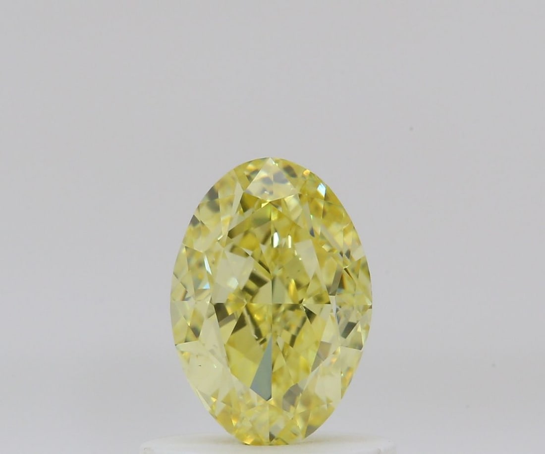 Loose Diamond - OVAL 1.0ct Fancy Intense Yellow SI1: Loose Diamond - OVAL 1.0ct Fancy Intense Yellow SI1 Source: Natural Shape: OVAL Carats: 1.0 Color: Fancy Intense Yellow Certification: GIA Video:
