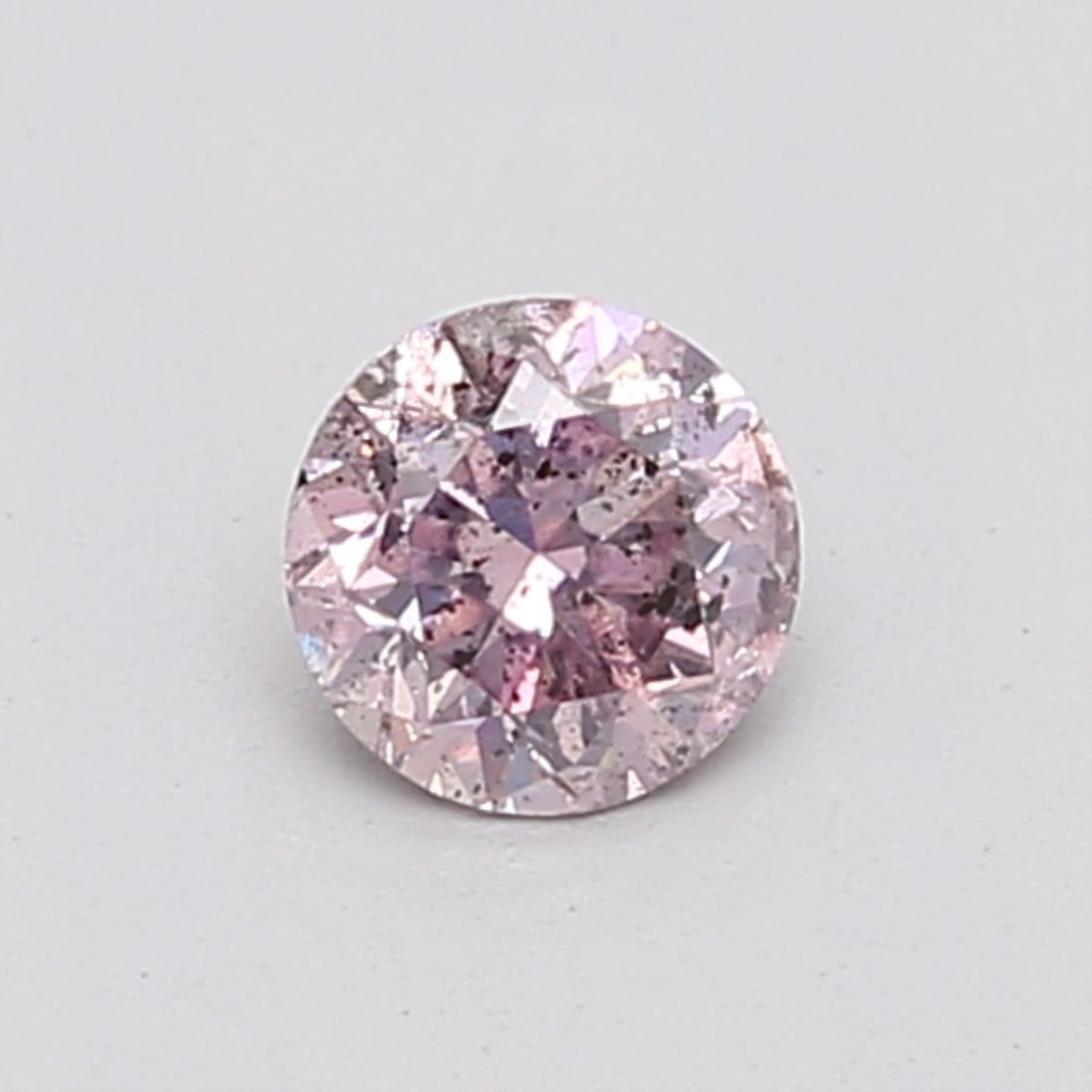 Loose Diamond - ROUND 0.42ct Fancy Purple Purple Pink: Loose Diamond - ROUND 0.42ct Fancy Purple Purple Pink Source: Natural Shape: ROUND Carats: 0.42 Color: Fancy Purple Purple Pink Certification: GIA Video: