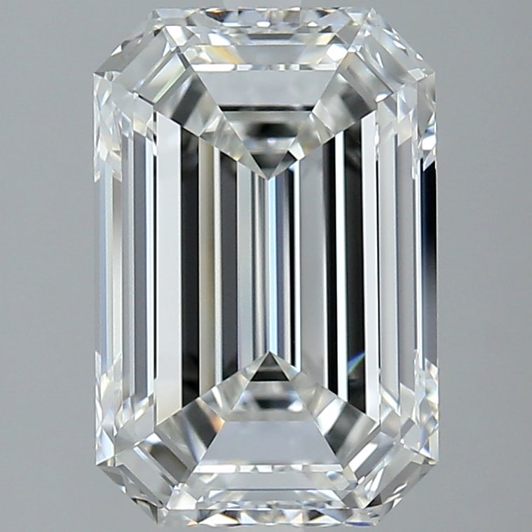 Loose Diamond - EMERALD 5.02ct H VVS2: Loose Diamond - EMERALD 5.02ct H VVS2 Source: Natural Mined Diamond Shape: EMERALD Carats: 5.02 Color: H Clarity: VVS2 Certification: GIA Condition: Pre-Owned PLEASE NOTE: Framed, Large, or heavy item