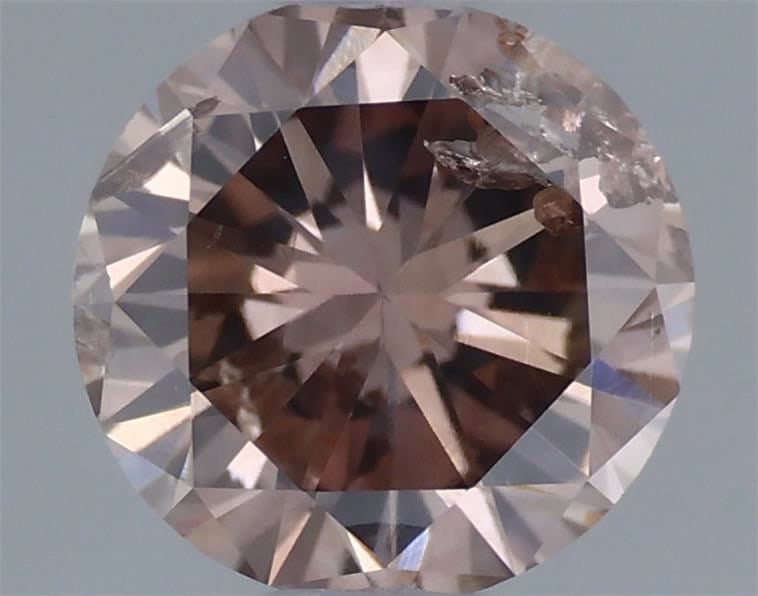 Loose Diamond - ROUND 0.37ct Fancy Pink Brown (1 of 1)