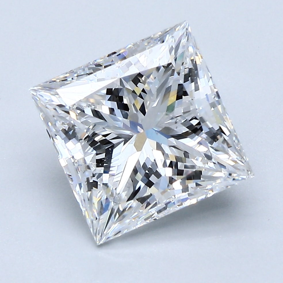 Loose Diamond - PRINCESS 3.51ct D SI2: Loose Diamond - PRINCESS 3.51ct D SI2 Source: Natural Mined Diamond Shape: PRINCESS Carats: 3.51 Color: D Clarity: SI2 Certification: GIA Condition: Pre-Owned PLEASE NOTE: Framed, Large, or heavy item