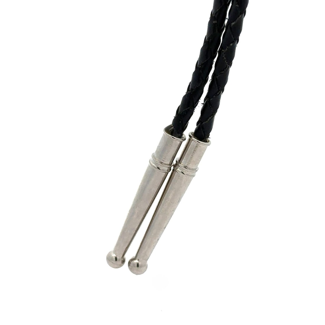 Sterling Silver Bolo Tie with Dendritic Agate Tree Pattern by Stan Davidson - 4