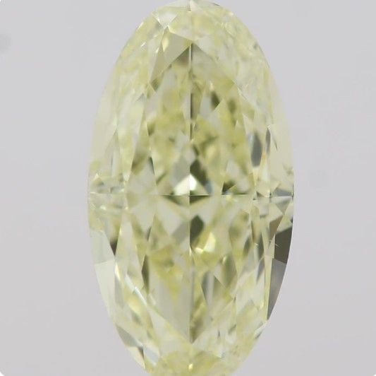 Loose Diamond - OVAL 1.06ct Fancy Light Yellow SI1: Loose Diamond - OVAL 1.06ct Fancy Light Yellow SI1 Source: Natural Shape: OVAL Carats: 1.06 Color: Fancy Light Yellow Certification: GIA Video:
